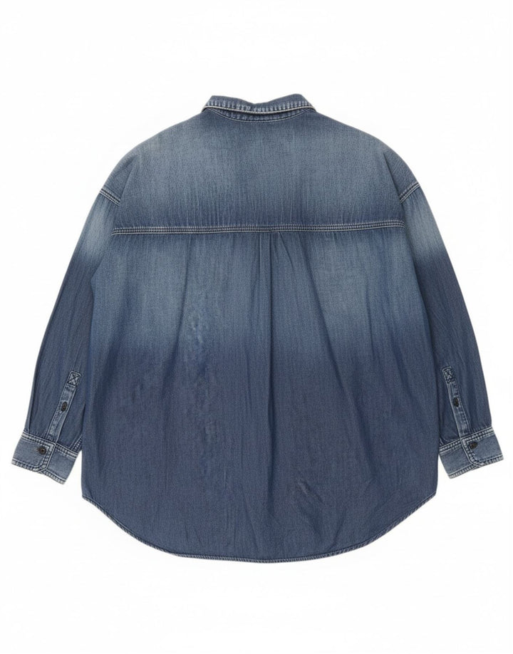 DRYKORN Womens Oversized Denim Dress US 2 2XS Blue