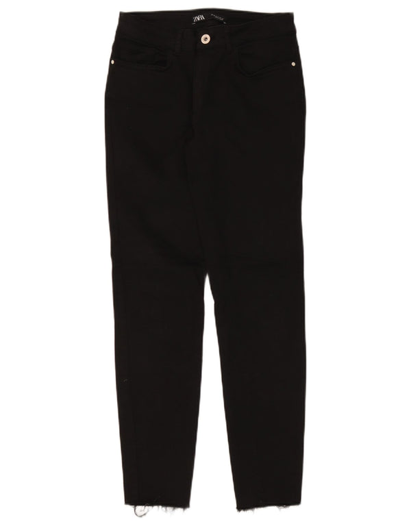 Zara Damen Skinny Jeans EU 36 XS W26 L28 Schwarz