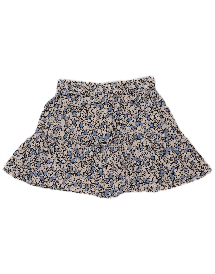 Zara Damen-Hotpants, Größe S, Größe S, mehrfarbig, Viskose mit Blumenmuster