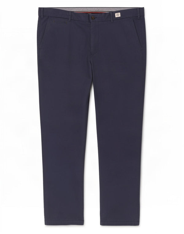 Tommy Hilfiger Mens Slim Chino Trousers W42 L32 Navy Blue Cotton