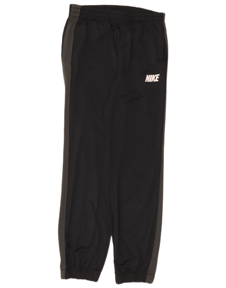 Nike Herren-Trainingshose, Jogginghose, Mittelschwarz, Farbblock-Polyester