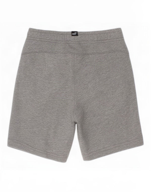 Puma Jungen Sportshorts 7–8 Jahre graue Baumwolle