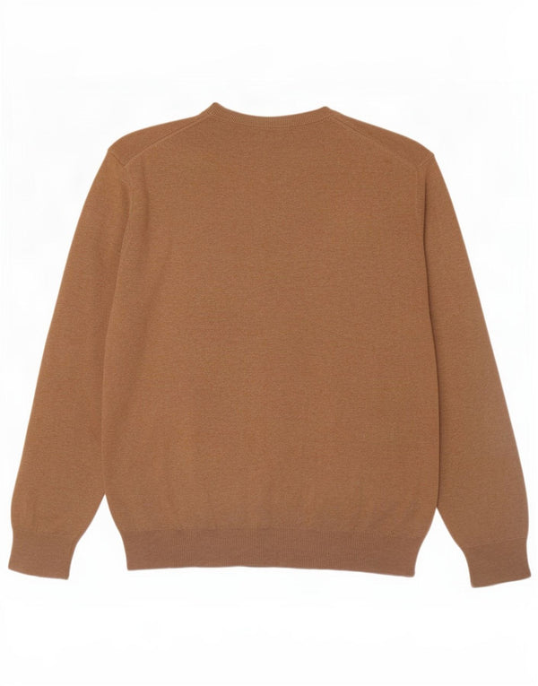 Gant Herren-Pullover mit V-Ausschnitt, XL, Braun
