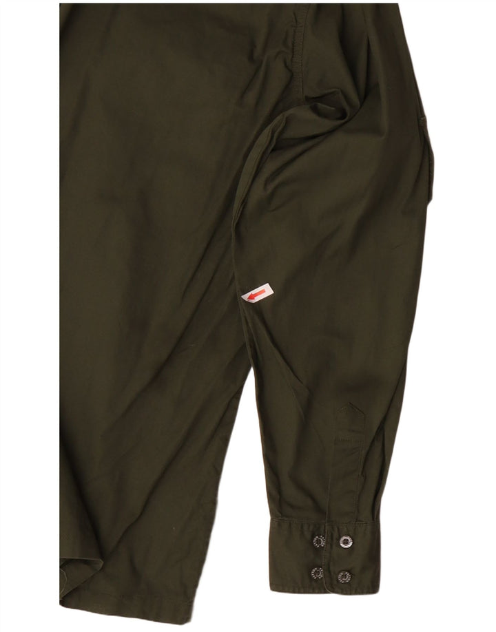 PATTON Herren Militärhemd XL Khaki Baumwolle