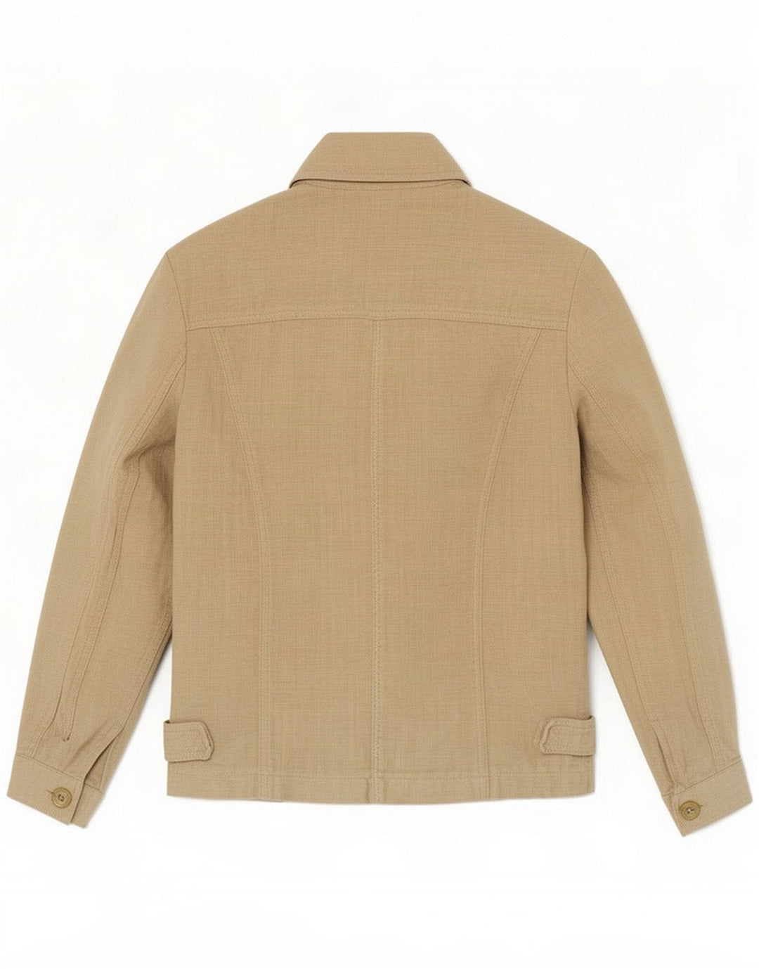Emanuel Ungaro Damen Utility-Jacke IT 44 Mittelbeiges Leinen