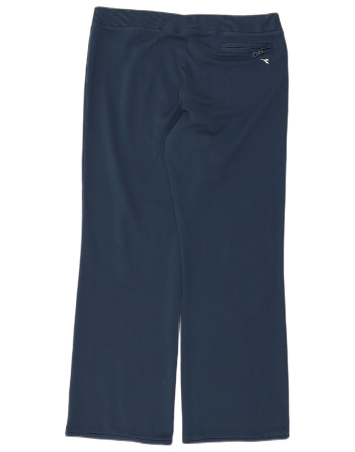 Diadora Damen-Trainingshose, UK 14, Größe L, Marineblau, Polyester