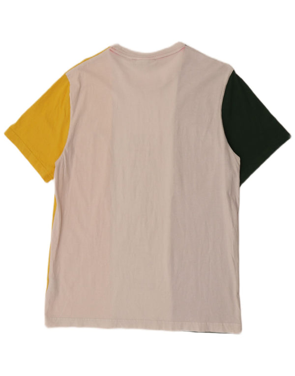 Lacoste Herren-T-Shirt mit Grafik, Größe 5, groß, mehrfarbig, Farbblock