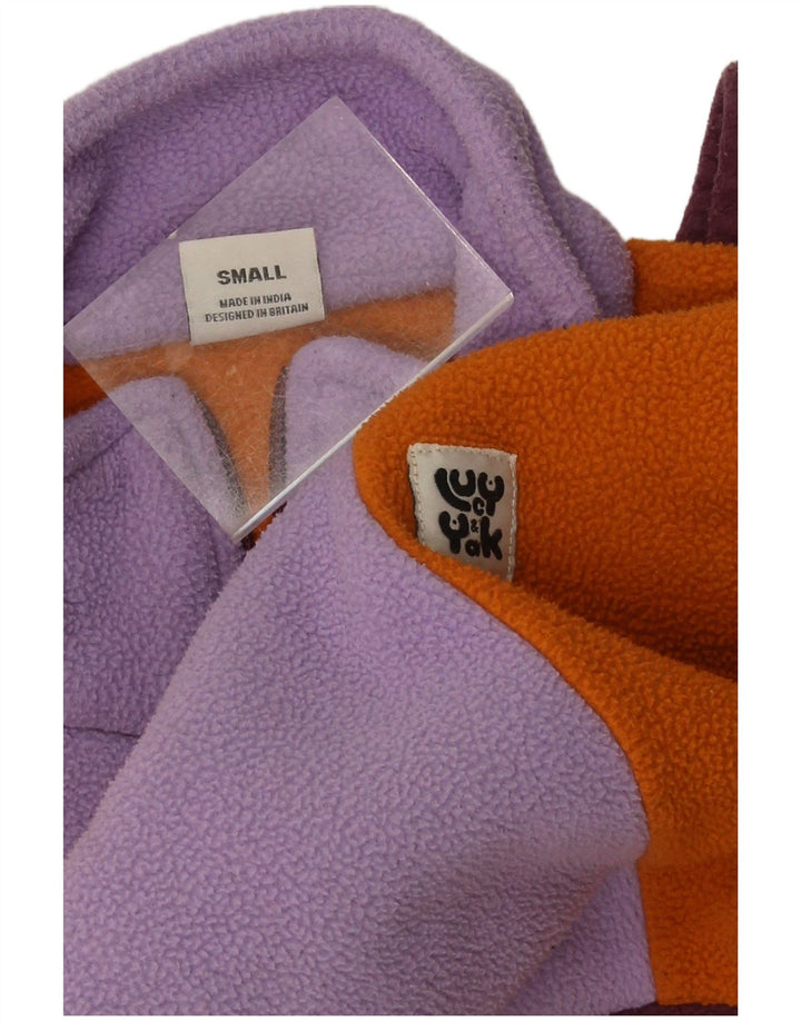 Lucy & Yak Damen-Overall-Crop-Fleece-Pullover, Gr. 10, Größe S, Mehrfarbig