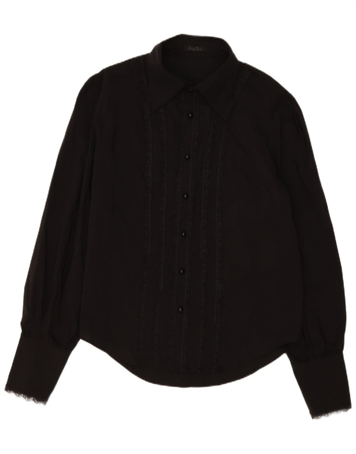 Punk Rave Herrenhemd XL Schwarz Polyester
