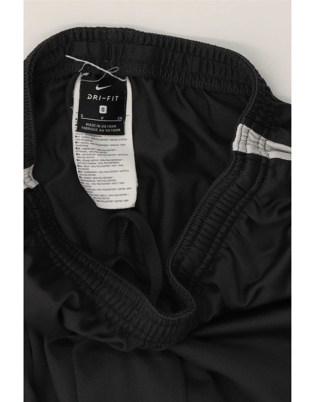 Nike Herren-Trainingshose, Größe S, Schwarz, Colourblock-Polyester