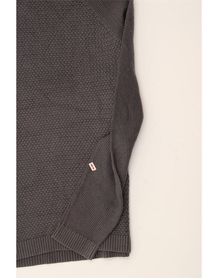 TED BAKER Mens Crew Neck Jumper Sweater Size 4 Large Grey Cotton Vintage Ted Baker and Second-Hand Ted Baker from Messina Hembry 