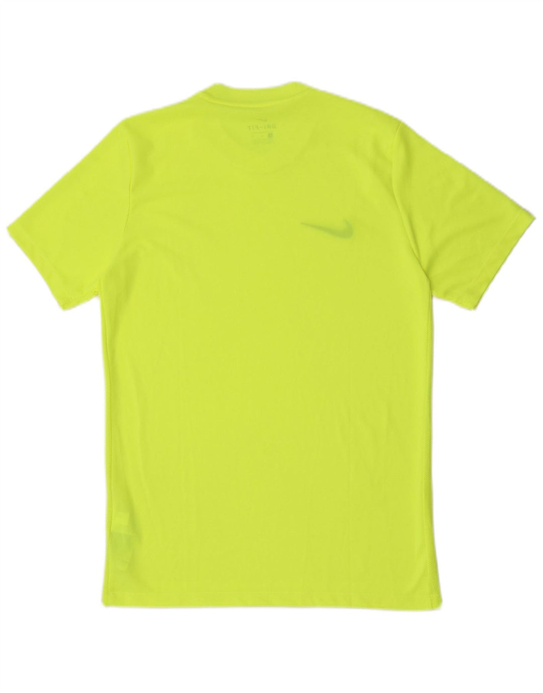 Nike Herren Dri Fit T-Shirt Top Mittelgelbes Polyester