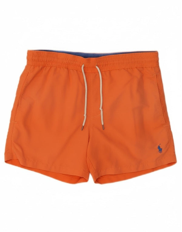 Polo Ralph Lauren Herren Slim Fit Badeshorts Small Orange Nylon