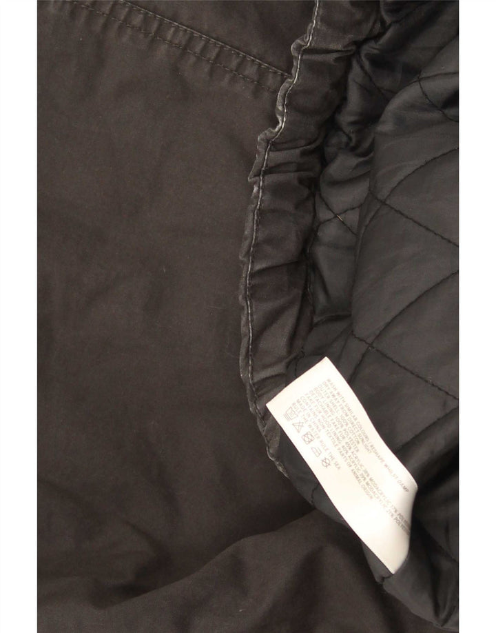 Fat Face Parka-Jacke für Damen, UK 14, Größe L, grau, Baumwolle