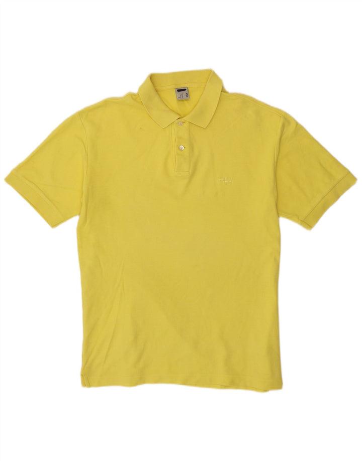Fila Herren Poloshirt Mittelgelb