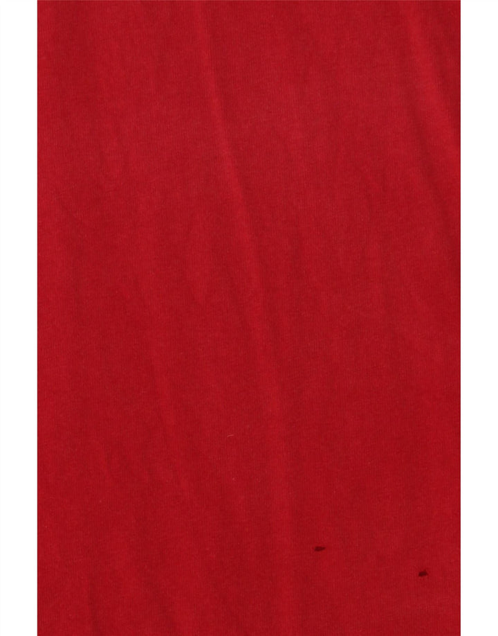 Vans Herren-T-Shirt mit klassischer Grafik, mittelrote Baumwolle