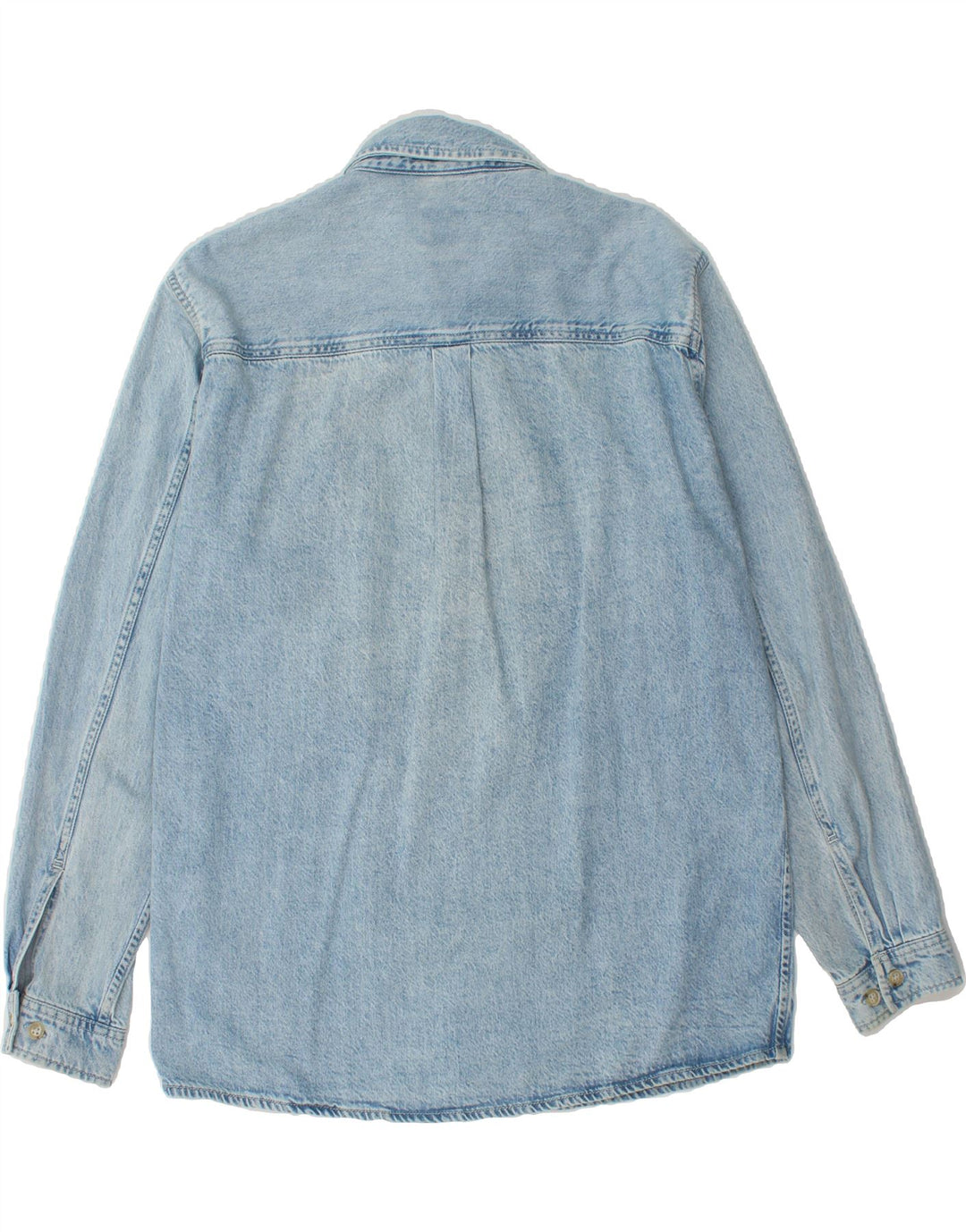 ZARA Mens Relaxed Fit Denim Shirt Large Blue Cotton Vintage Zara and Second-Hand Zara from Messina Hembry 
