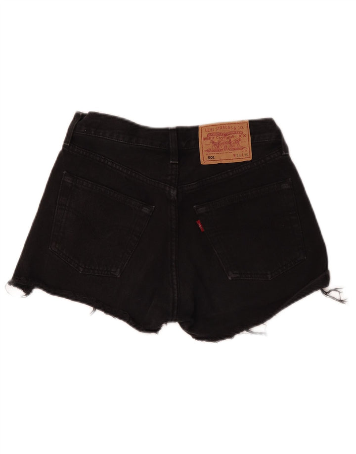 Levi's Damen 501 Jeansshorts W28 Mittelschwarz