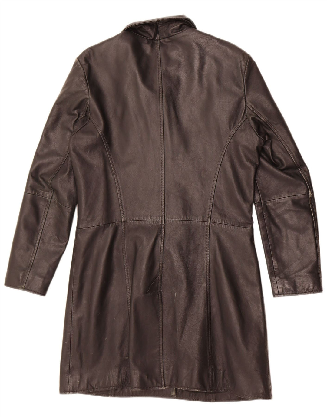 Gipsy Damen Ledermantel UK 12 Mittelbraun