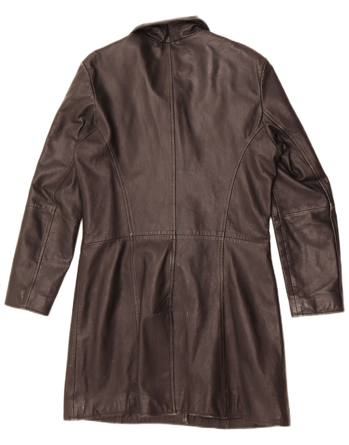 Gipsy Damen Ledermantel UK 12 Mittelbraun