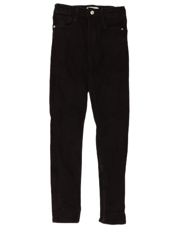 Zara Damen Skinny Jeans EU 36 XS W26 L26 Schwarz