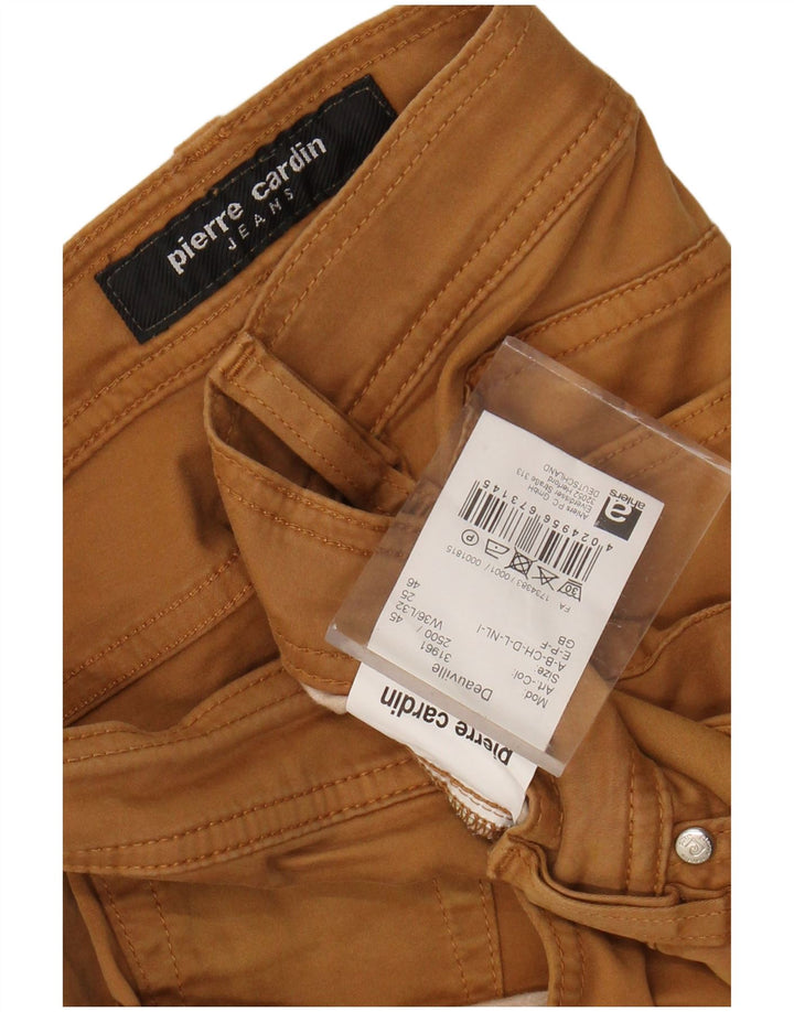 PIERRE CARDIN Gerade Freizeithose für Herren, W36, L32, Beige, Baumwolle