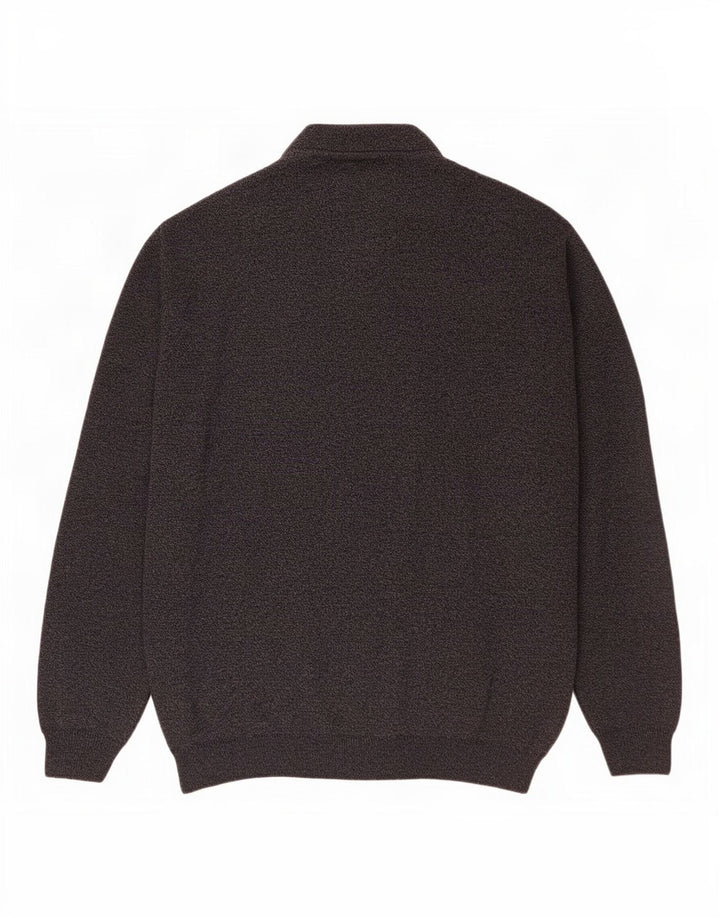 Rodes Herren-Pullover mit Rollkragen, groß, marineblau, gestreift, Wolle