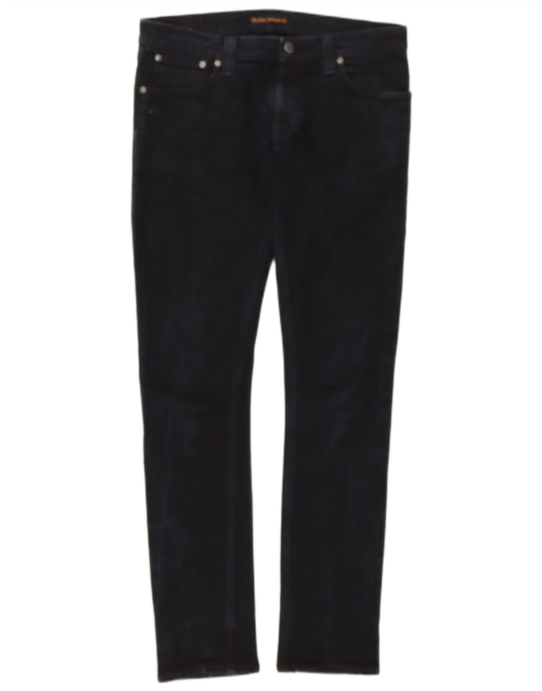 NUDIE JEANS Damen Skinny Jeans W32 L32 Marineblaue Baumwolle