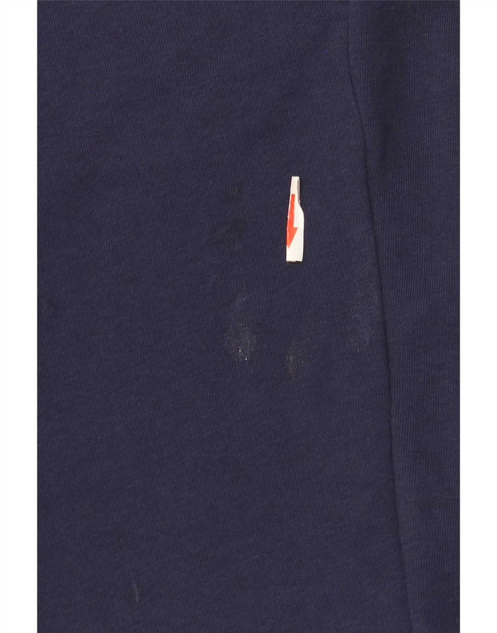 Puma Herren Sport Shorts 2XL Marineblau Baumwolle