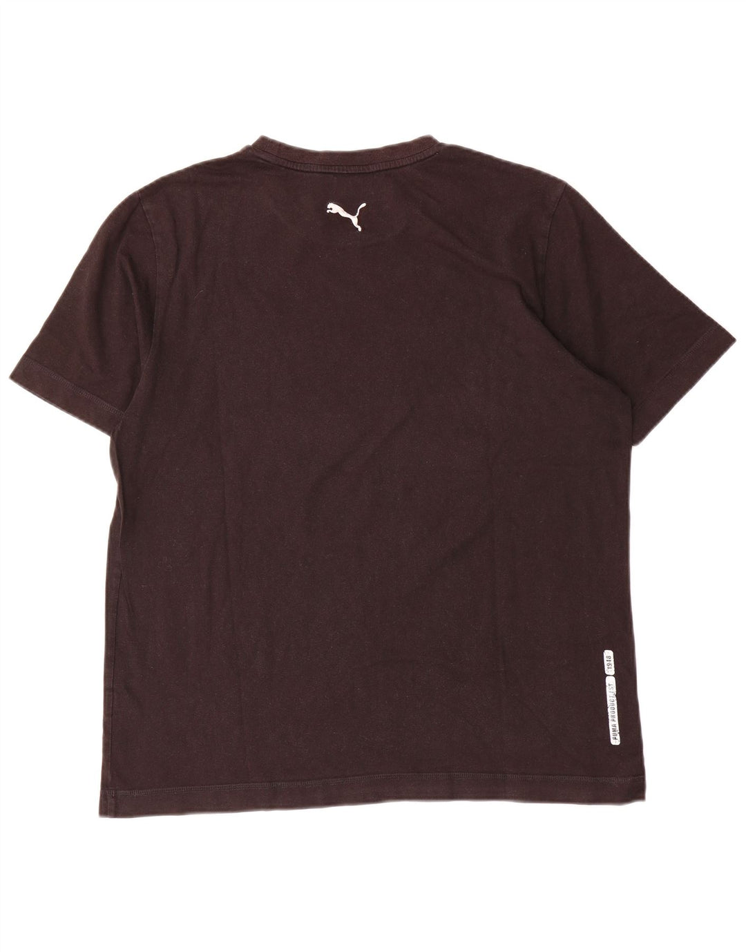 Puma Herren-T-Shirt mit Grafik, groß, braune Baumwolle