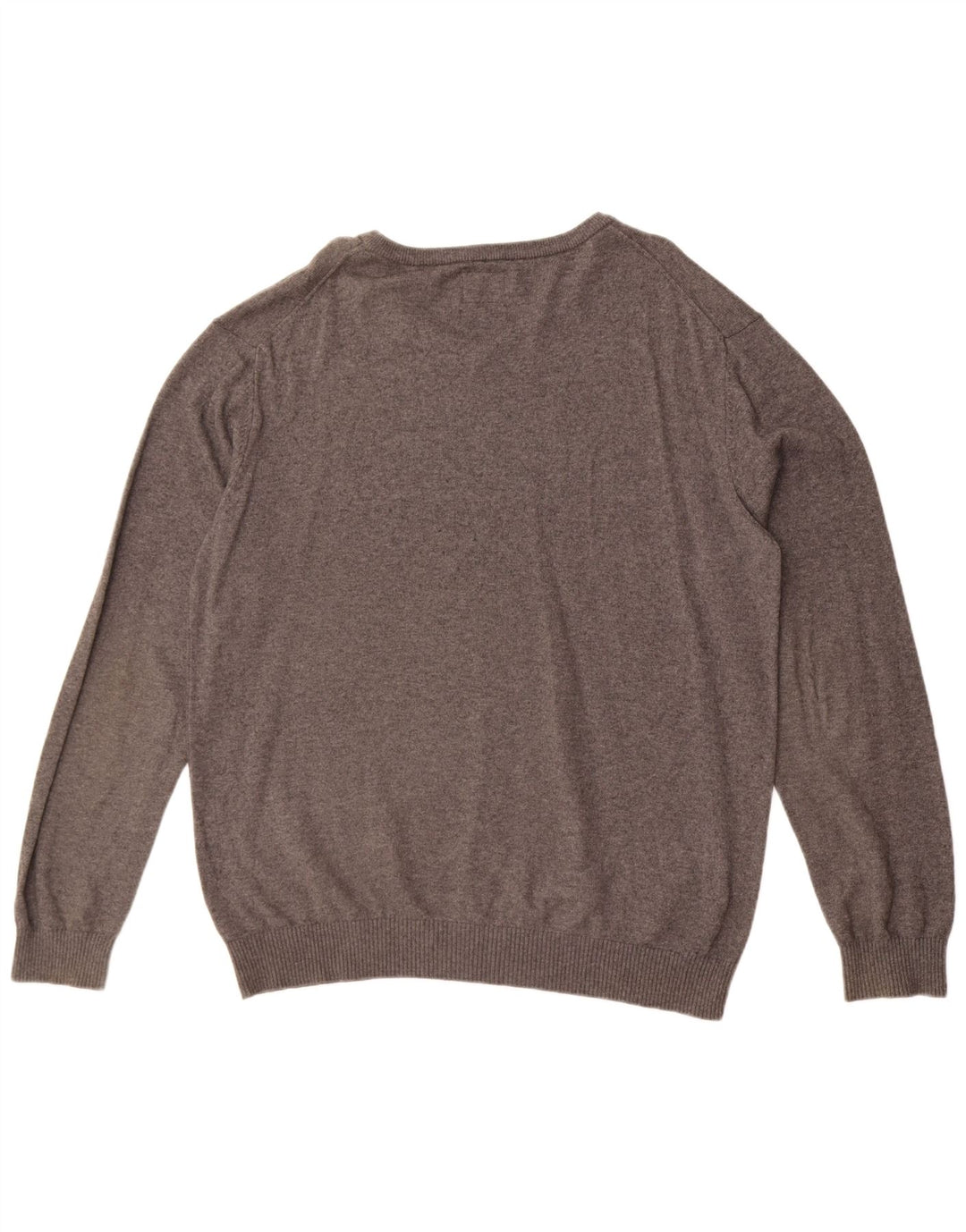 Joules Herren-Pullover mit V-Ausschnitt, XL, graue Baumwolle