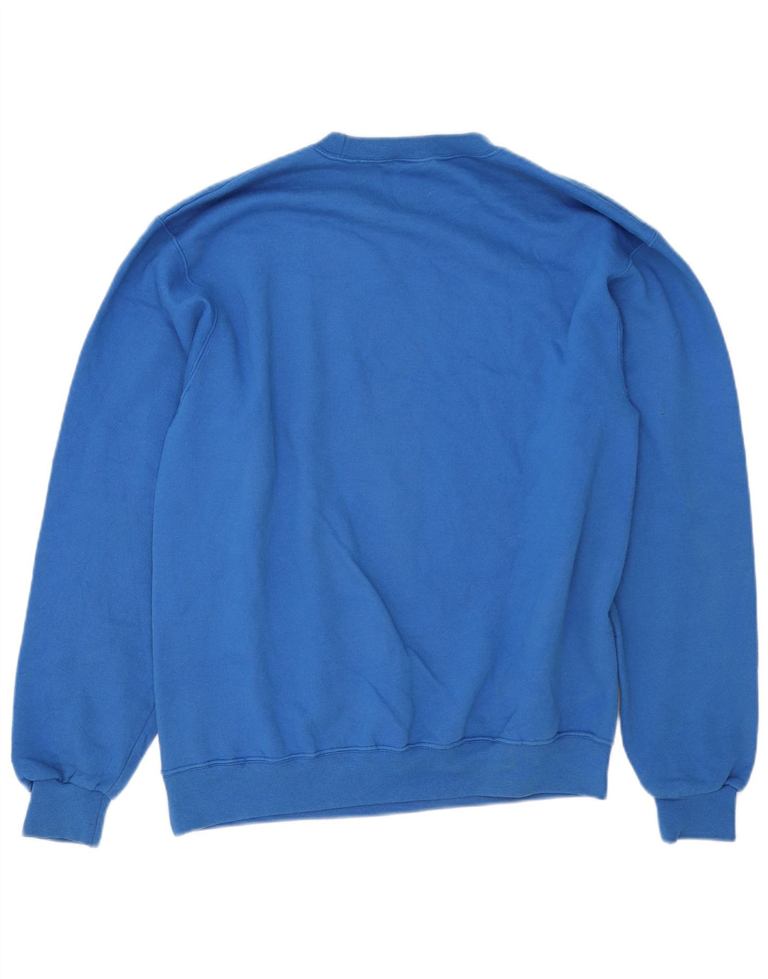 Champion Herren-Sweatshirt-Pullover aus mittelblauer Baumwolle