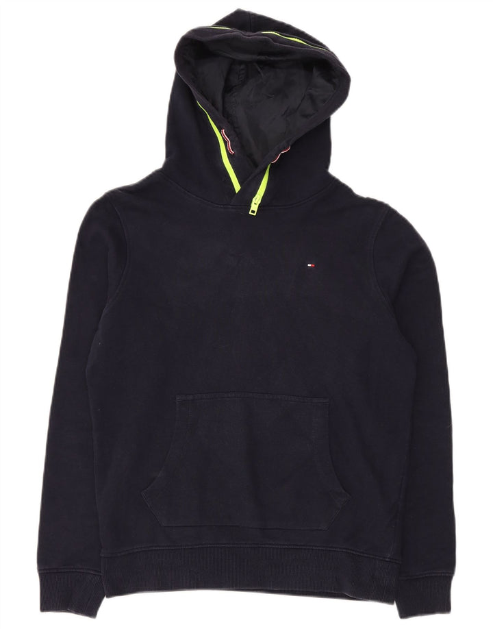 Tommy Hilfiger Kapuzenpullover für Jungen, 13–14 Jahre, marineblaues Polyester