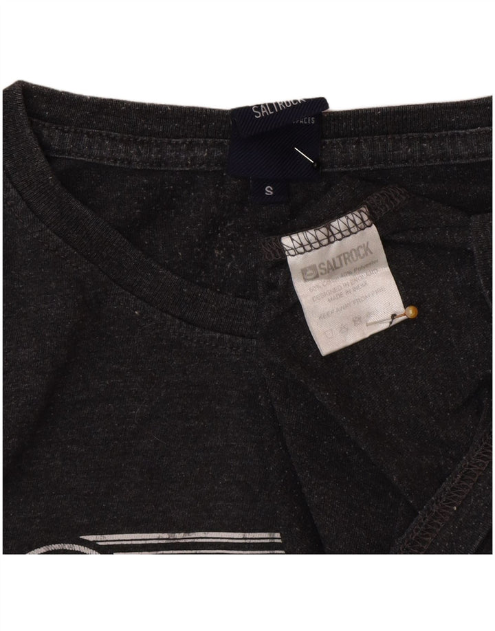 Saltrock Herren-T-Shirt mit Grafik, Größe S, Grau, Baumwolle