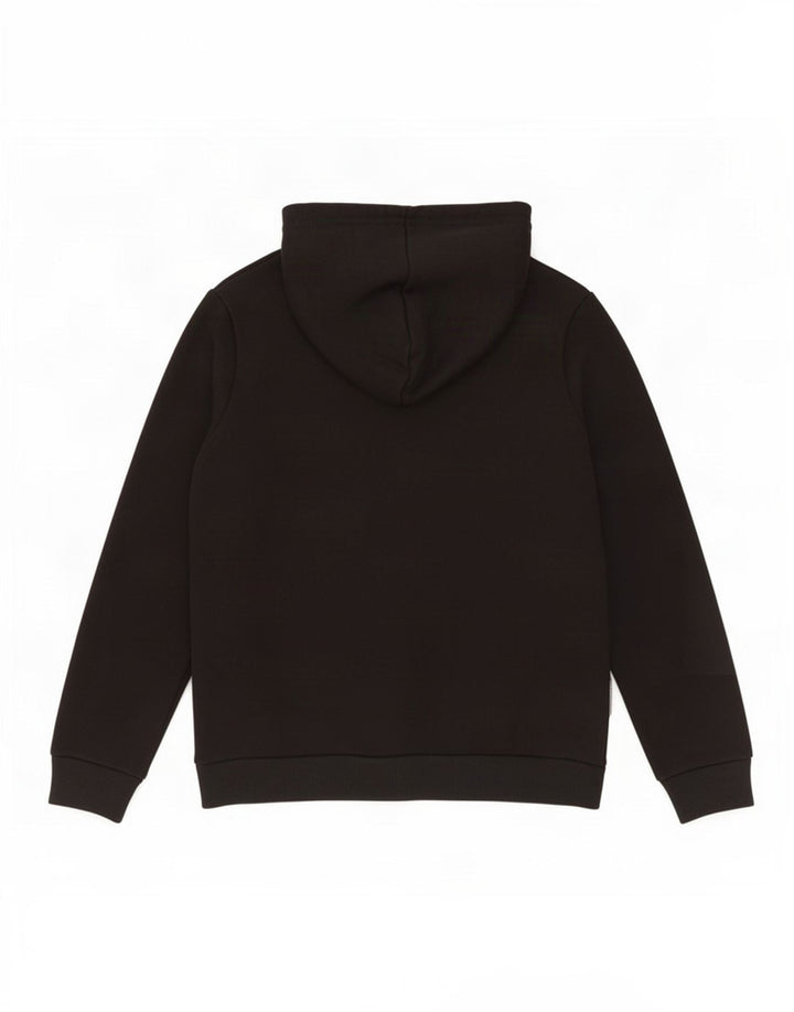 Puma Womens Graphic Hoodie Pullover UK 12 Medium Schwarz Polyester