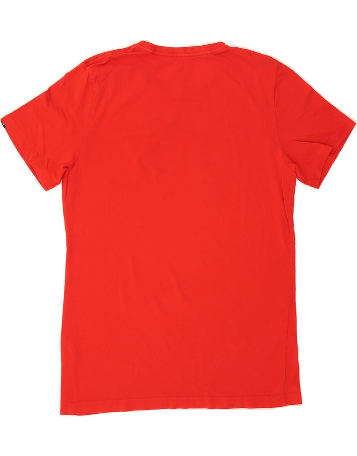 PUMA Mens Graphic T-Shirt Top Large Red Cotton Vintage Puma and Second-Hand Puma from Messina Hembry 