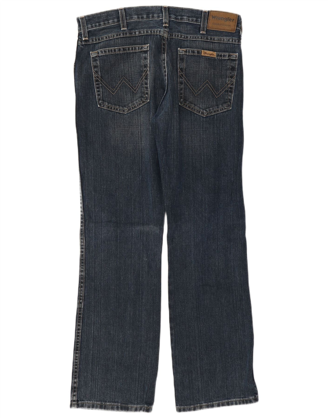 Wrangler Herren Bootcut Jeans W32 L32 Marineblaue Baumwolle