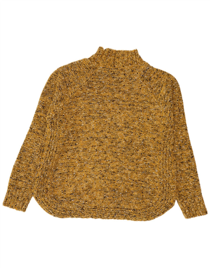 M&CO Damen-Pullover mit Rollkragen, Gr. 40, groß, gelb meliert