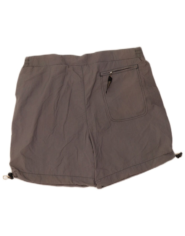 Napapijri Herren-Freizeitshorts XL W38 Graues Polyamid