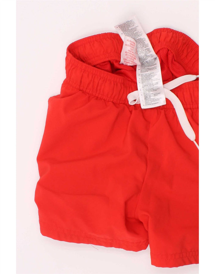 Adidas Sportshorts für Jungen, 9–10 Jahre, rotes Polyester
