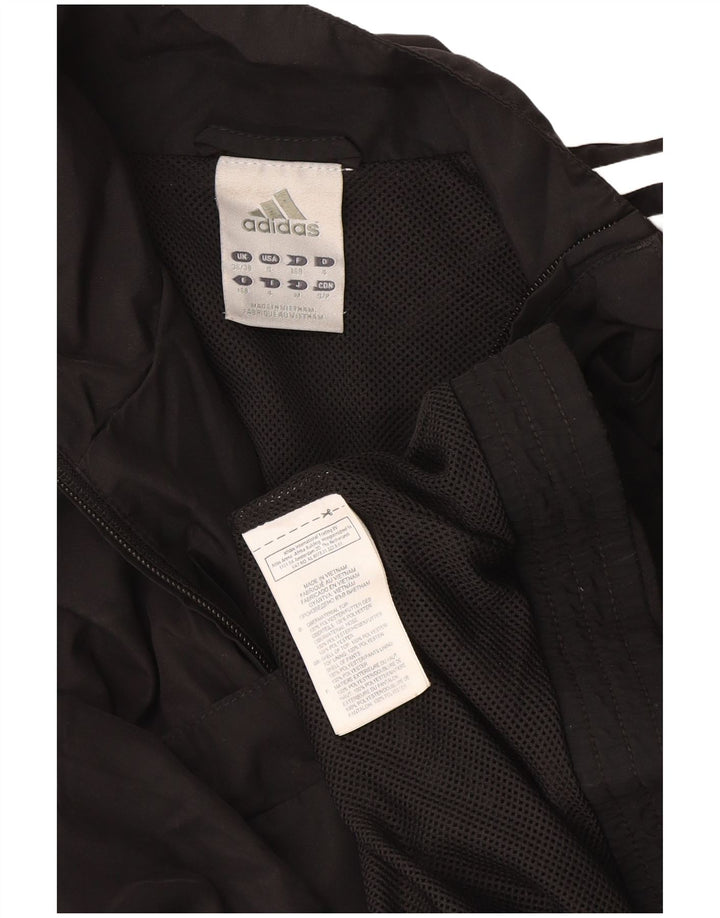 Adidas Herren Trainingsanzug Top Jacke UK 36/38 Small Schwarz Polyester