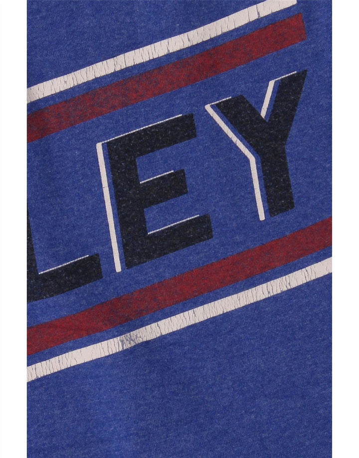 Hurley Herren Premium Fit Grafik-T-Shirt-Oberteil, Größe L, Blau, Polyester