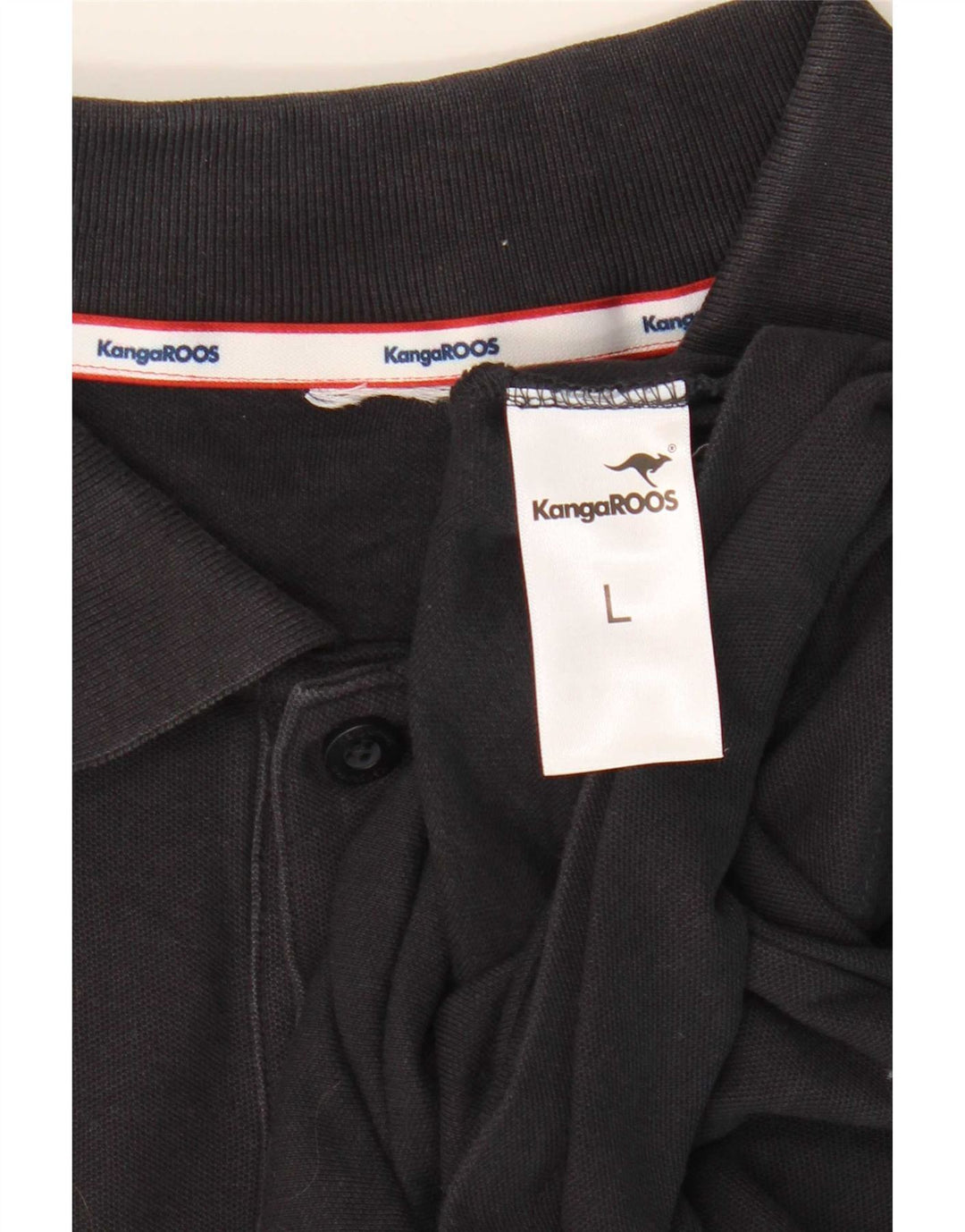 Kangaroos Herren-Poloshirt, groß, marineblau, Baumwolle