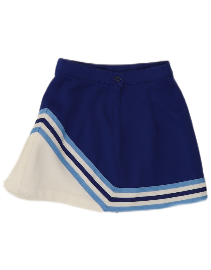 Varsity Damen-Tennisrock, Größe S, Größe S, Blau, Colourblock-Polyester