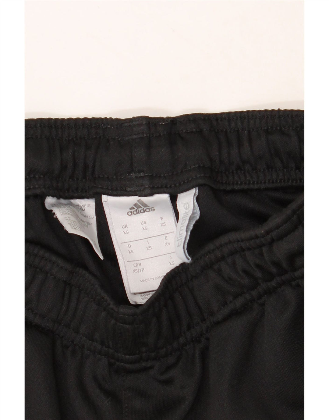 ADIDAS Mens Climalite Tracksuit Trousers XS  Black Polyester Vintage Adidas and Second-Hand Adidas from Messina Hembry 