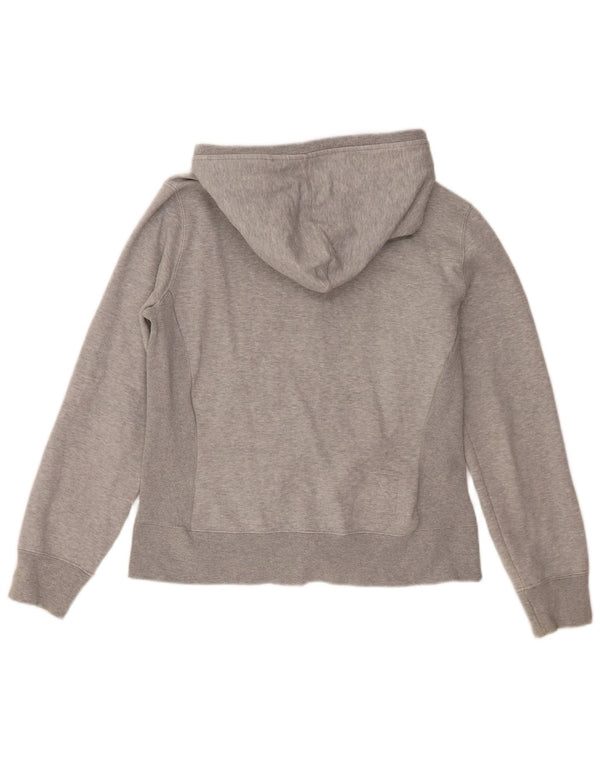 Champion Damen Heritage Classics Zip Hoodie Pullover UK 16 Large Grau
