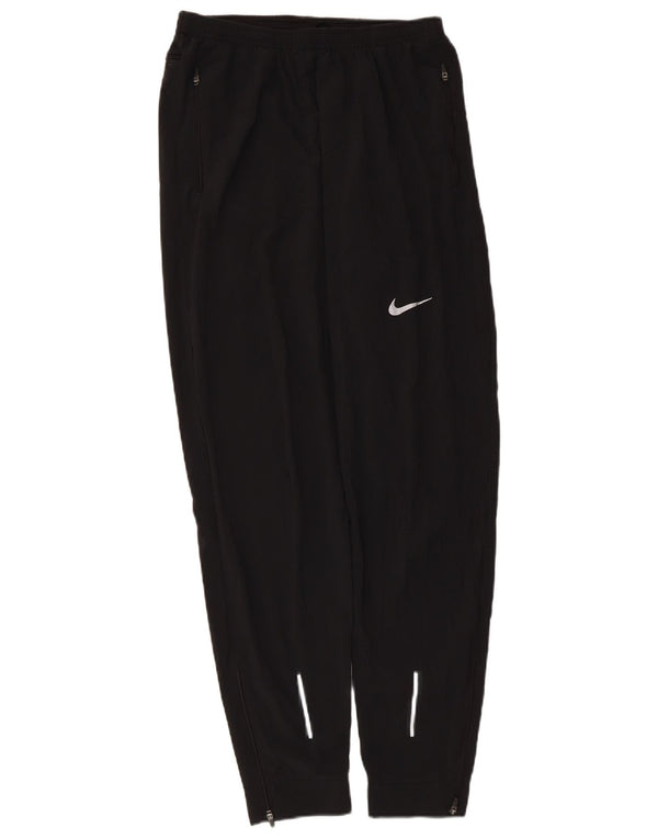 Nike Mens Dri Fit Tracksuit Trousers Joggers Medium Black Polyester