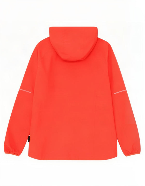 Jack Wolfskin Damen-Regenjacke mit Kapuze, UK 14/16, großes rotes Polyester
