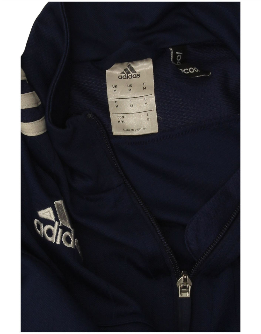 Adidas Herren Climacool Trainingsanzug Top Jacke Medium Marineblau Farbblock