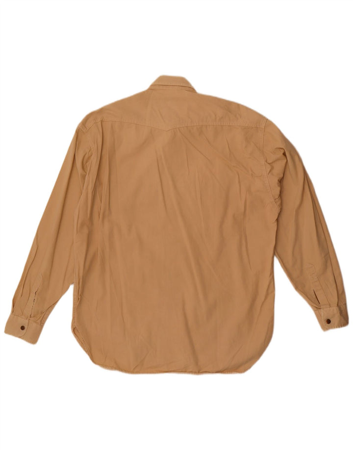 Casucci Herrenhemd mittelbeige Baumwolle
